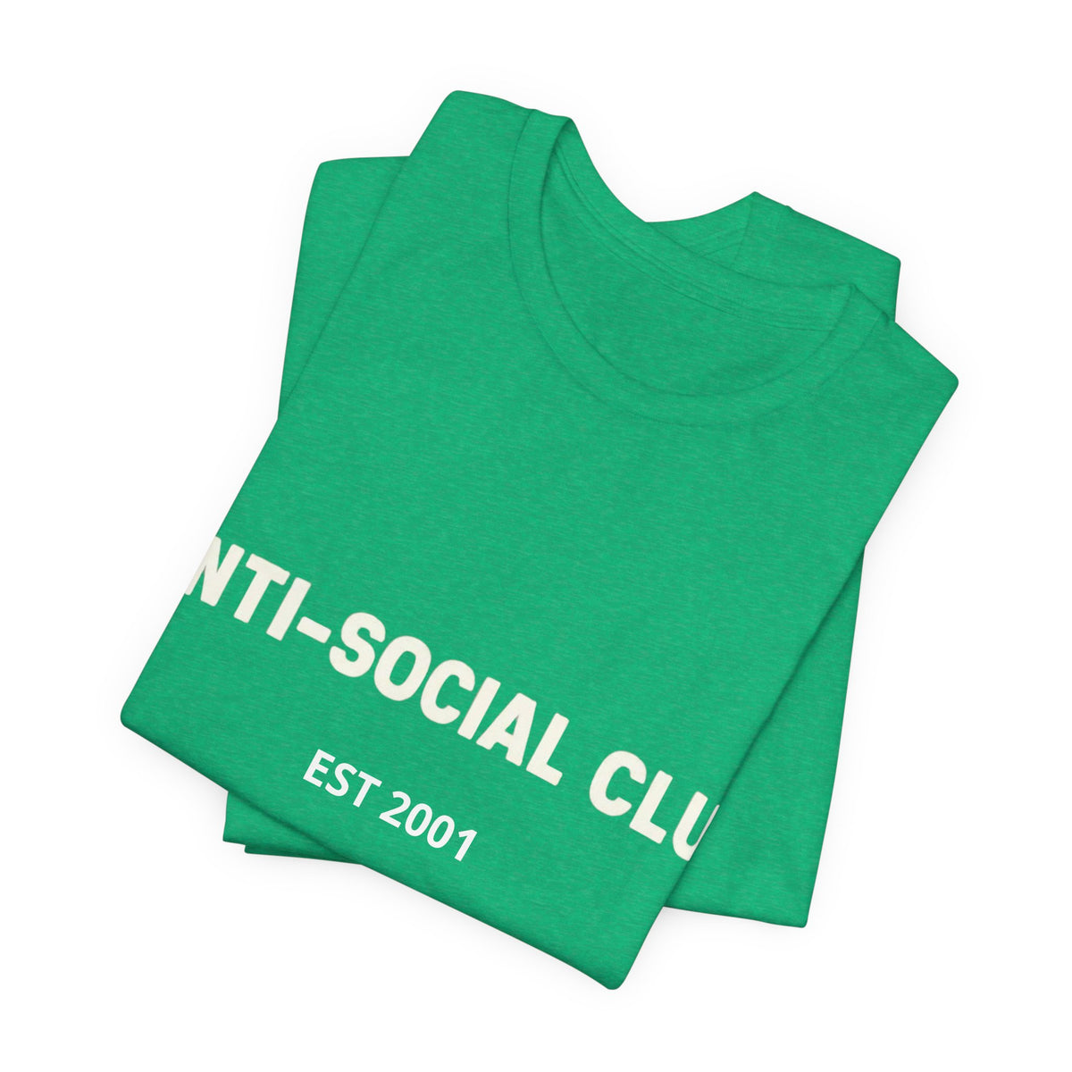 'Anti-Social Club' Short Sleeve Tee -- Personalizable - Unisex