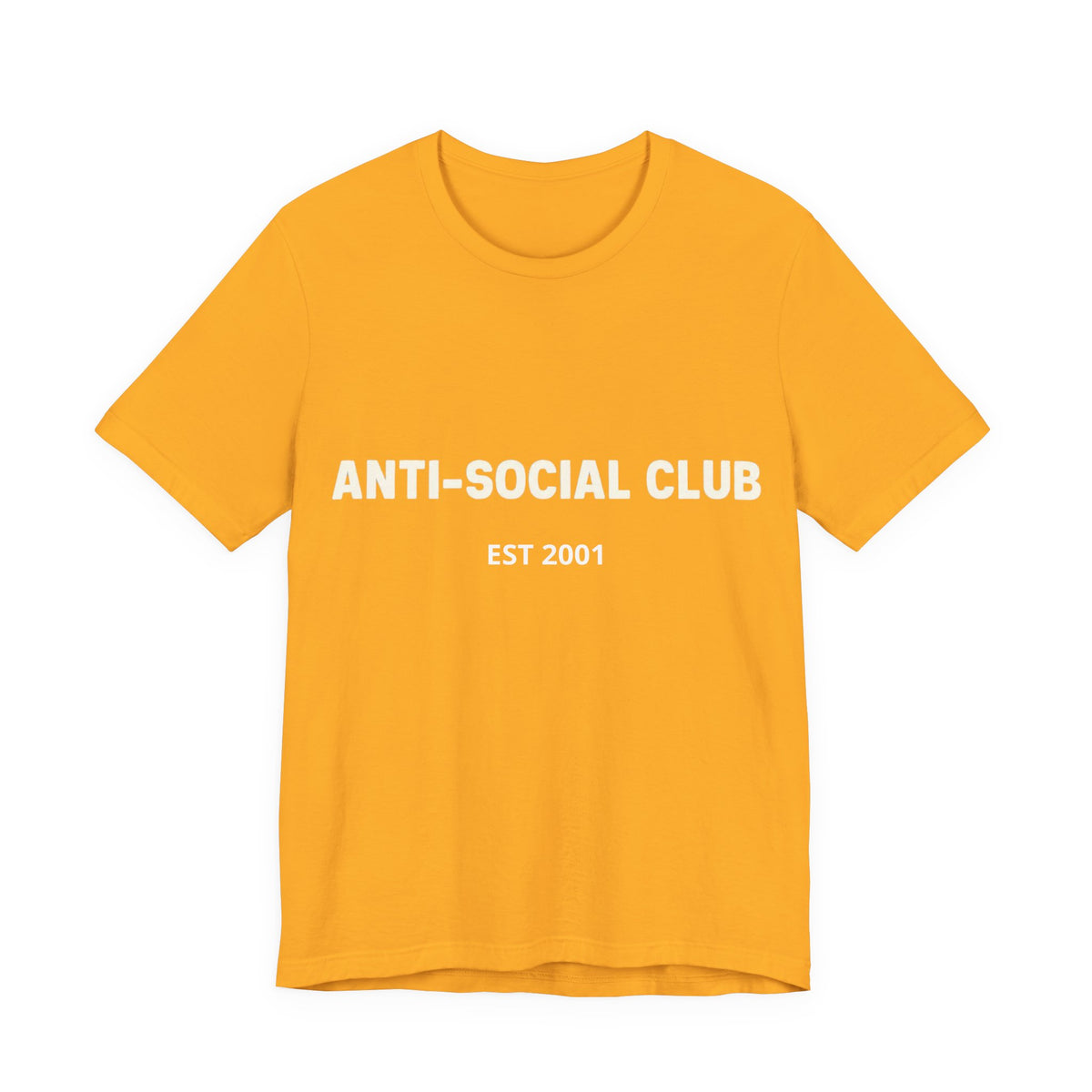 'Anti-Social Club' Short Sleeve Tee -- Personalizable - Unisex