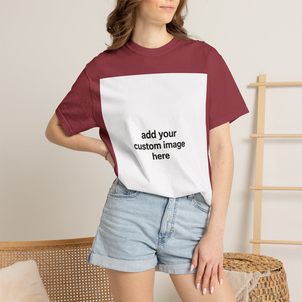 Customizable Image T-Shirt - Unisex Garment-Dyed T-shirt