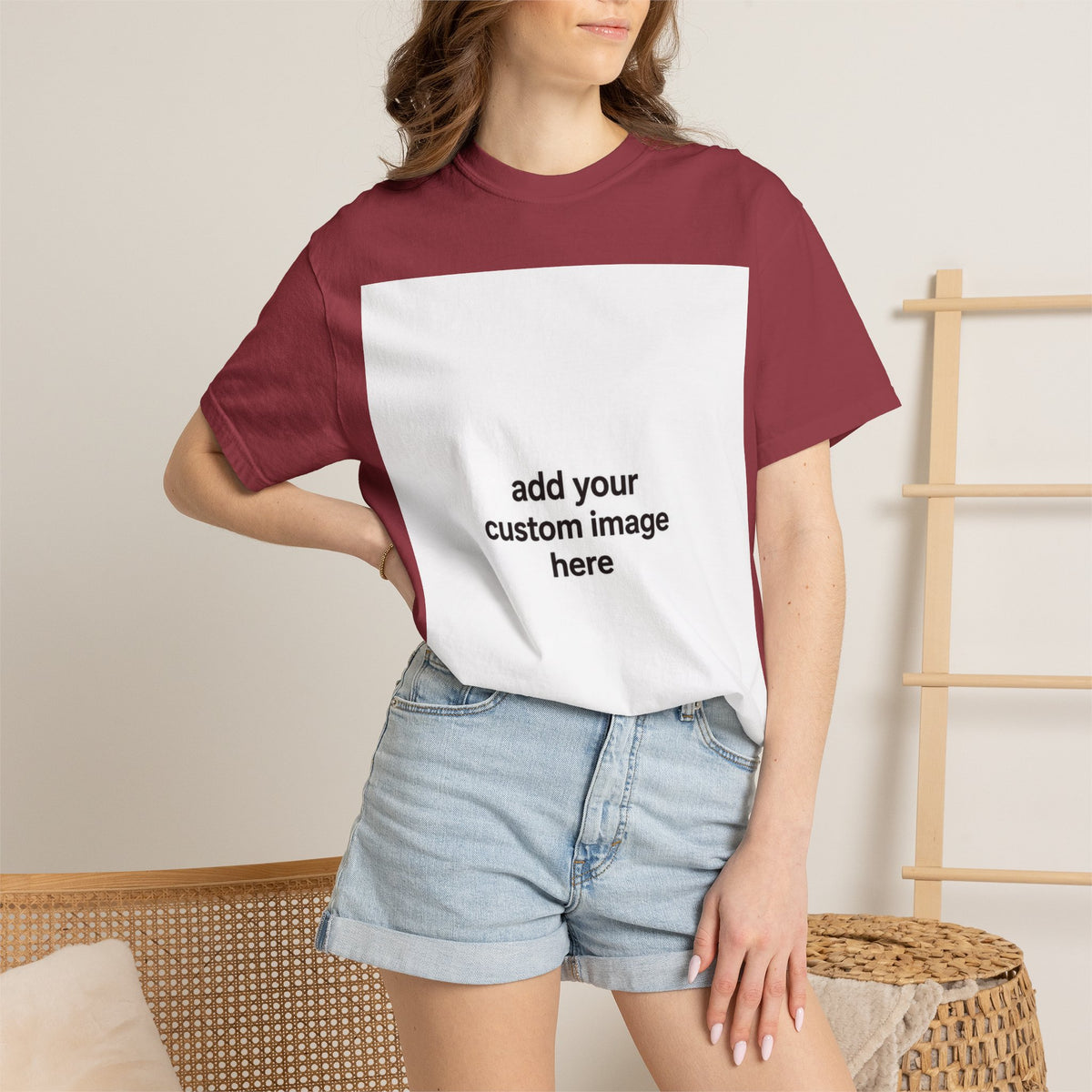 Customizable Image T-Shirt - Unisex Garment-Dyed T-shirt