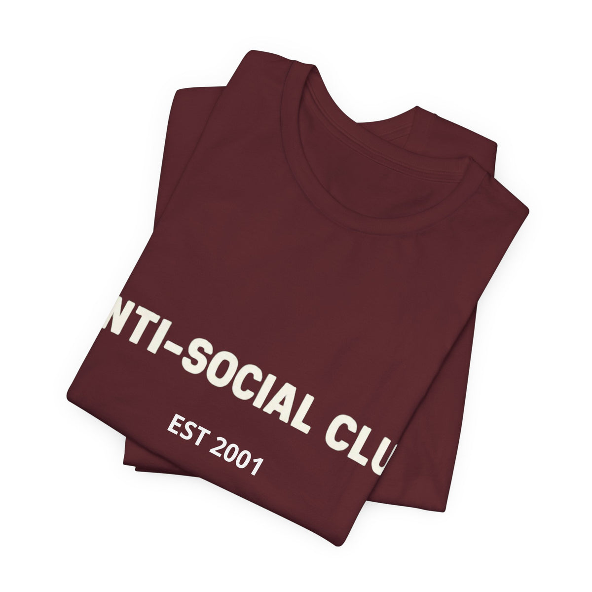 'Anti-Social Club' Short Sleeve Tee -- Personalizable - Unisex
