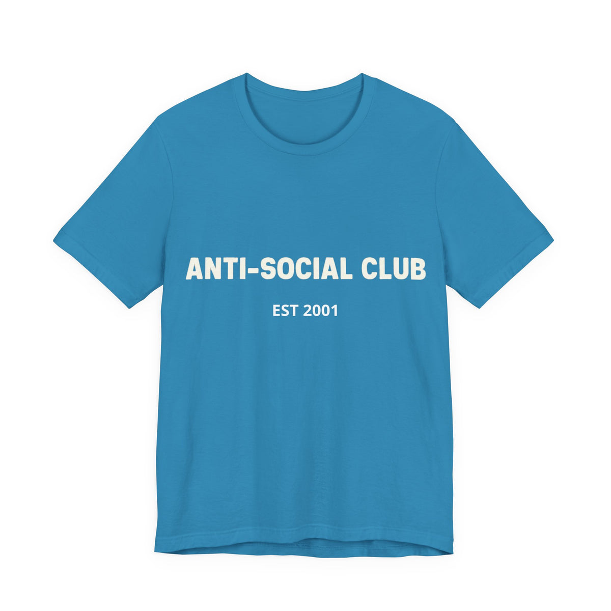 'Anti-Social Club' Short Sleeve Tee -- Personalizable - Unisex