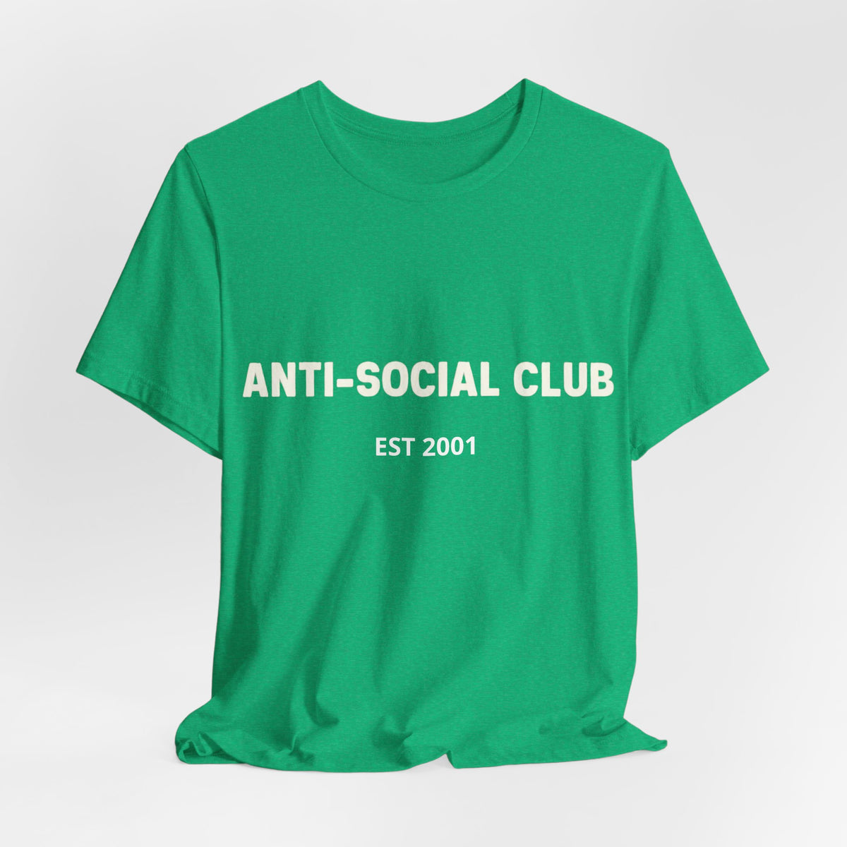 'Anti-Social Club' Short Sleeve Tee -- Personalizable - Unisex