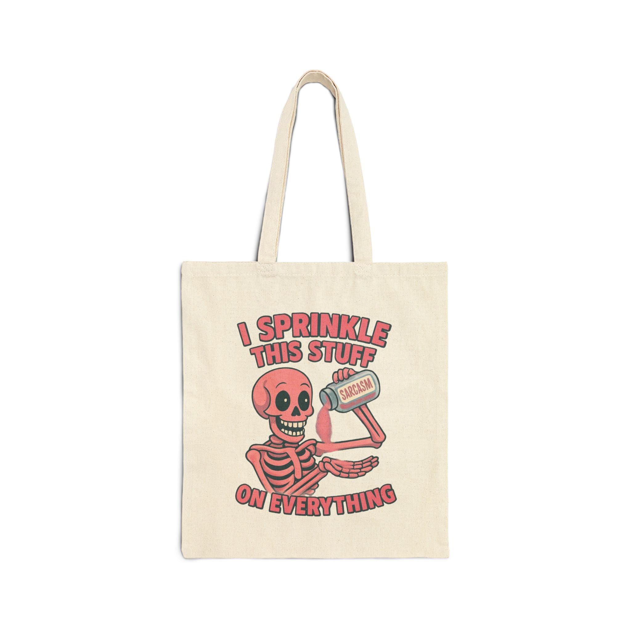 Cotton Canvas Tote Bag (Funny)