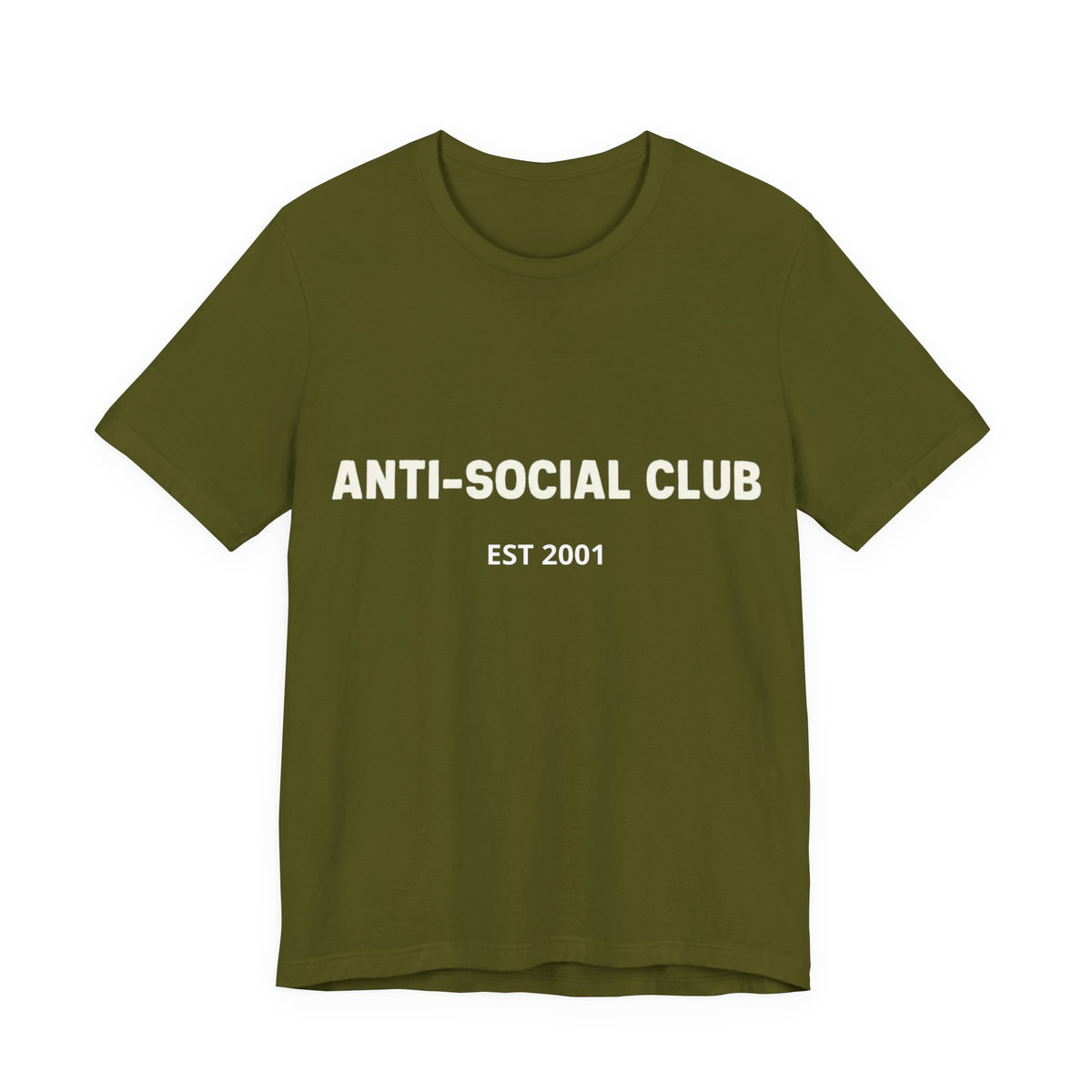 'Anti-Social Club' Short Sleeve Tee -- Personalizable - Unisex