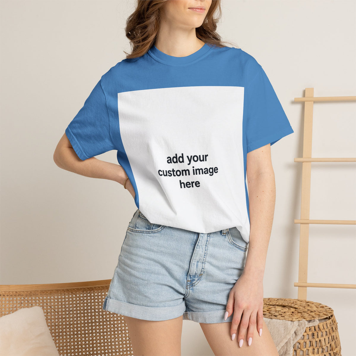 Customizable Image T-Shirt - Unisex Garment-Dyed T-shirt