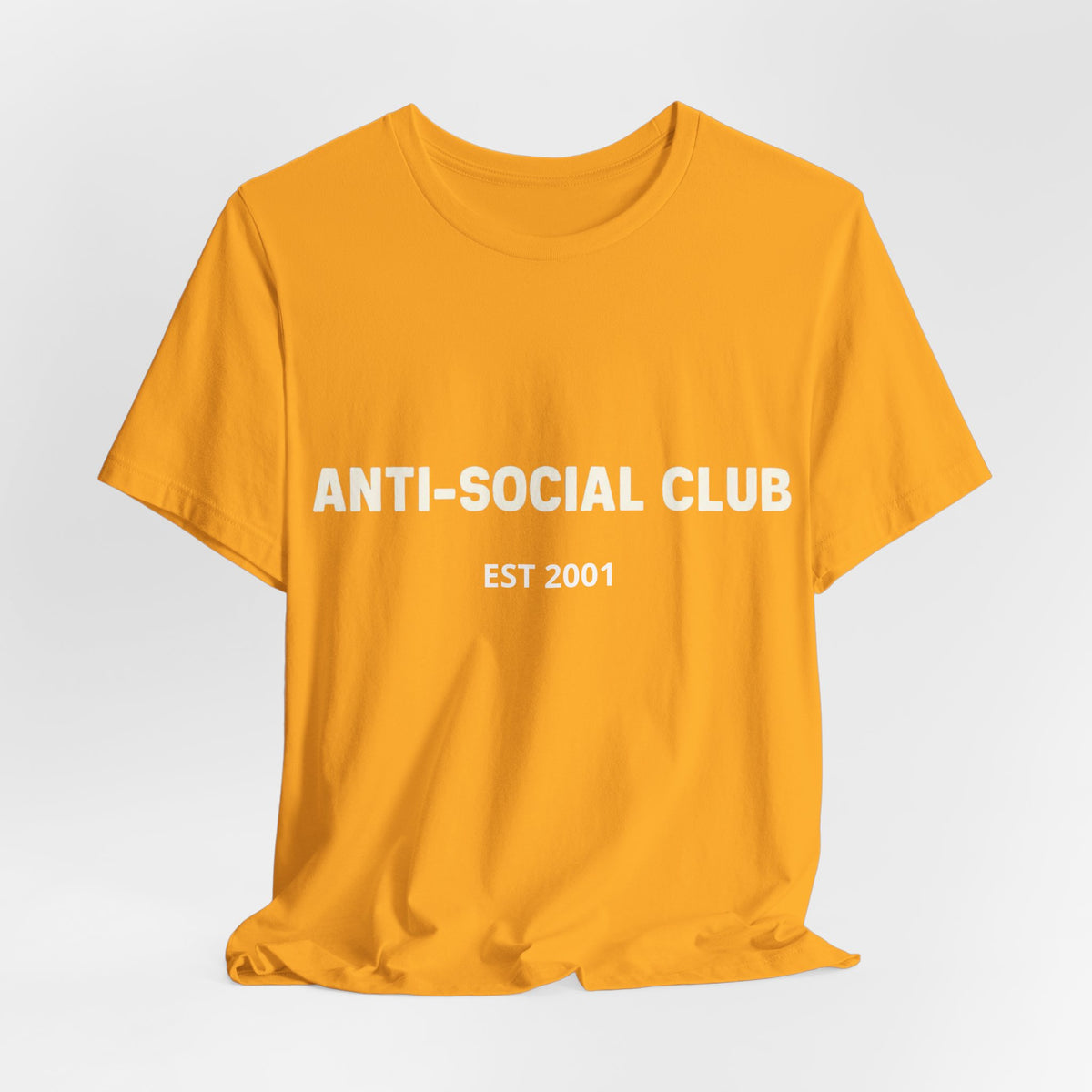 'Anti-Social Club' Short Sleeve Tee -- Personalizable - Unisex