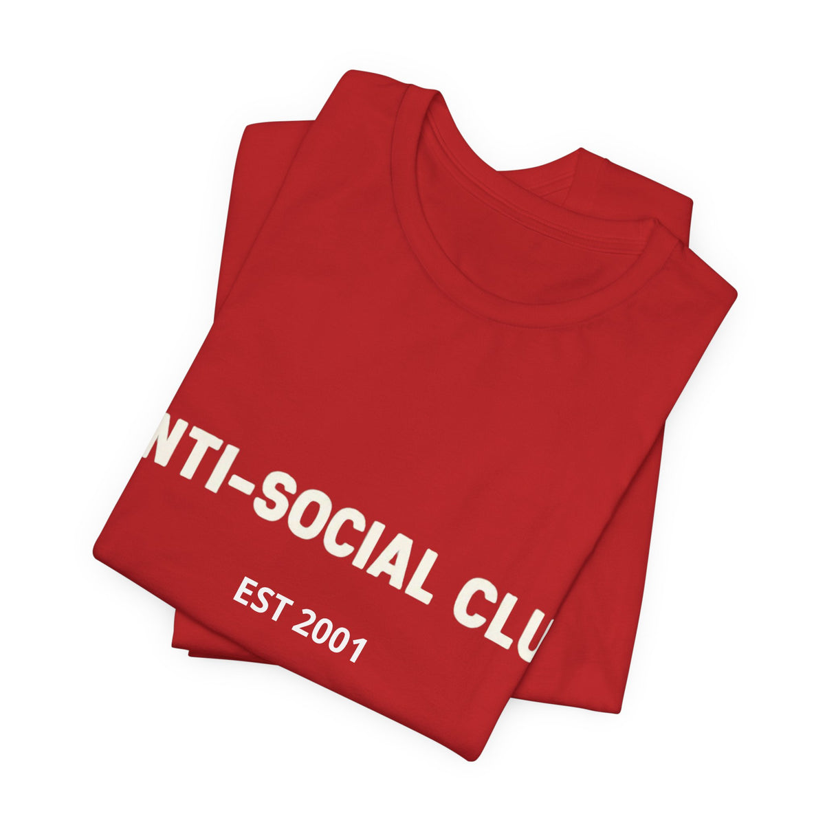 'Anti-Social Club' Short Sleeve Tee -- Personalizable - Unisex