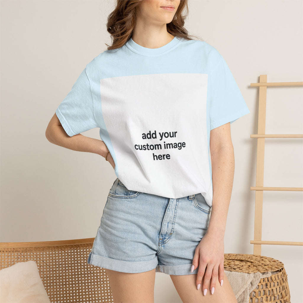 Customizable Image T-Shirt - Unisex Garment-Dyed T-shirt