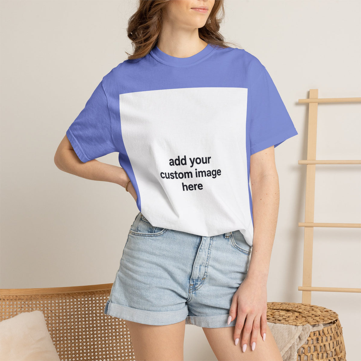 Customizable Image T-Shirt - Unisex Garment-Dyed T-shirt