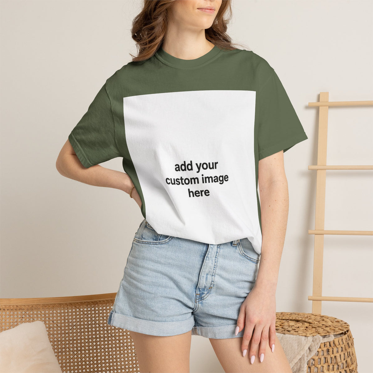 Customizable Image T-Shirt - Unisex Garment-Dyed T-shirt