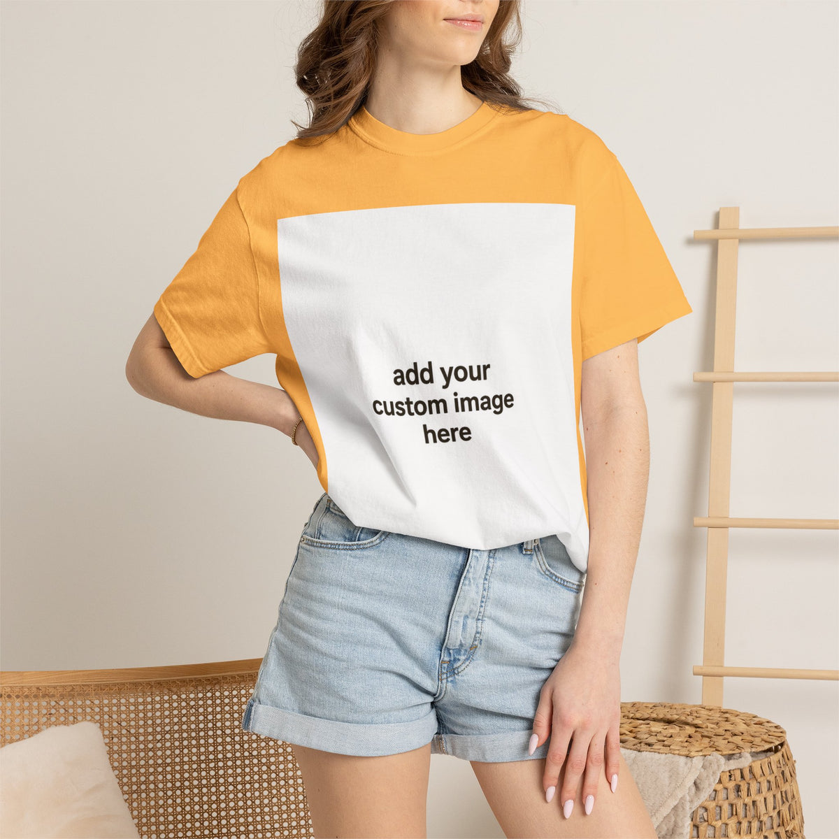 Customizable Image T-Shirt - Unisex Garment-Dyed T-shirt