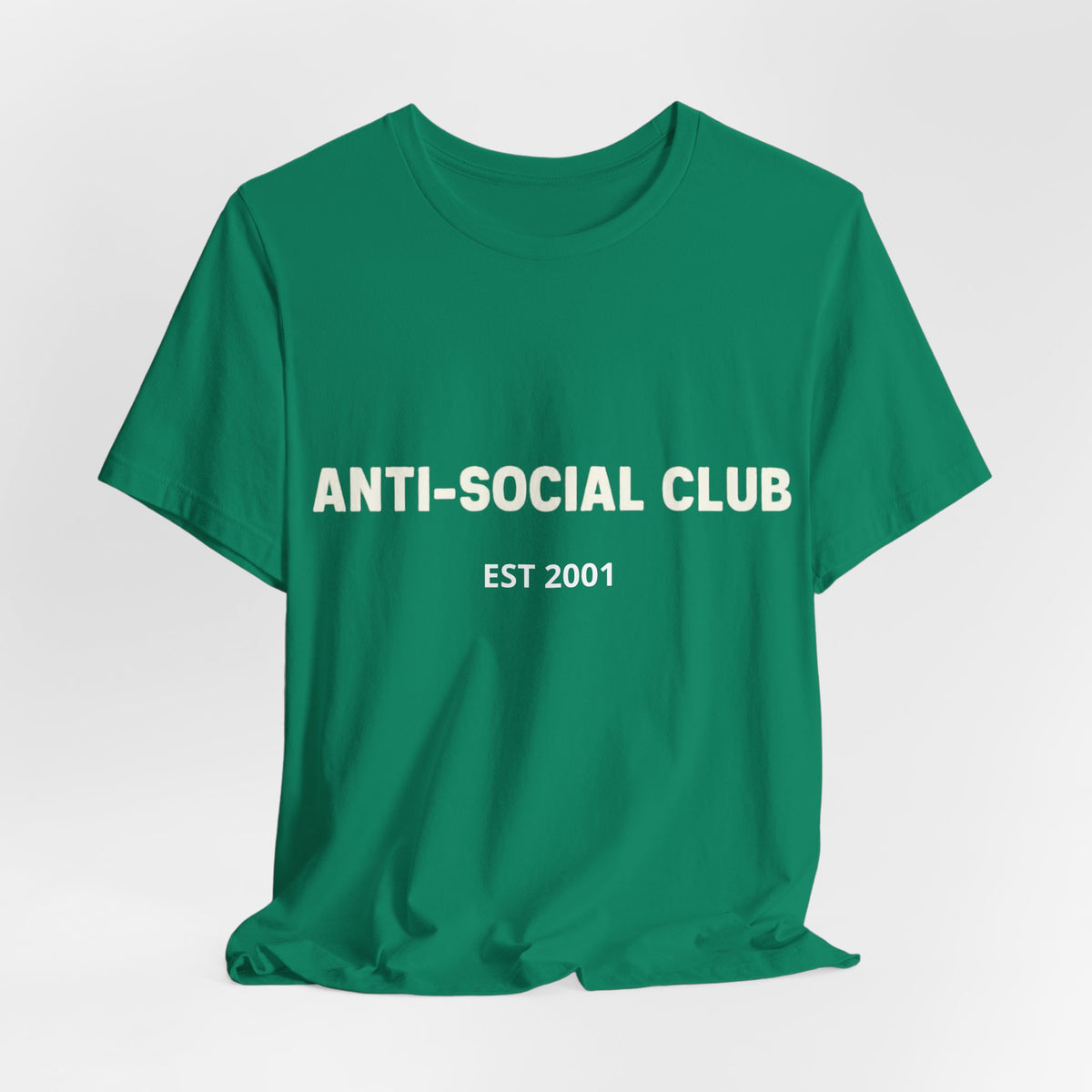 'Anti-Social Club' Short Sleeve Tee -- Personalizable - Unisex