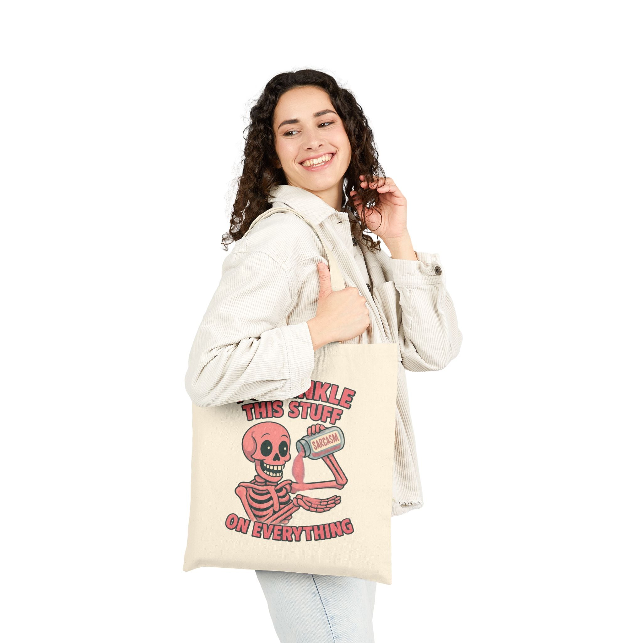 Cotton Canvas Tote Bag (Funny)